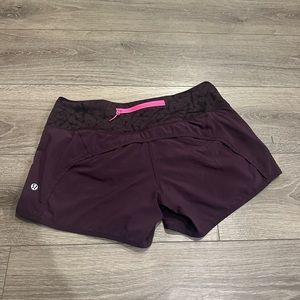 Dark purple Lululemon shorts